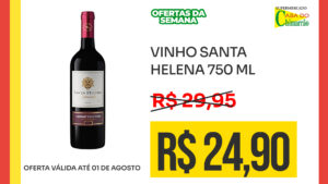 VINHO SANTA HELENA 750 ML
