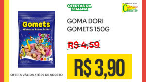 GOMA DORI GOMETS 150G